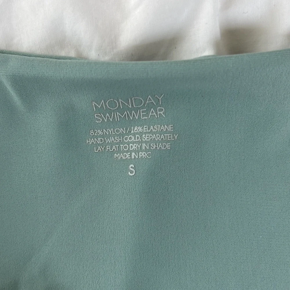 Monday Swimwear Sage Green Two-Piece Bikini